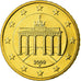GERMANY - FEDERAL REPUBLIC, 50 Euro Cent, 2009, MS(63), Brass, KM:256