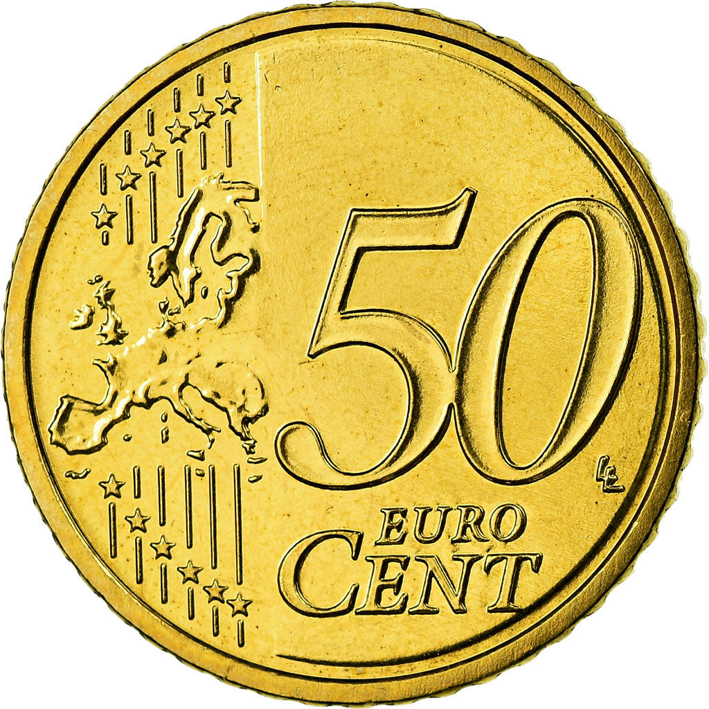 GERMANY - FEDERAL REPUBLIC, 50 Euro Cent, 2009, MS(63), Brass, KM:256