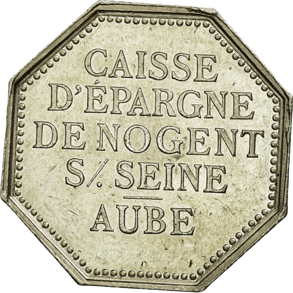 France, Token, Savings Bank, MS(60-62), Silver, Jacqmin:57