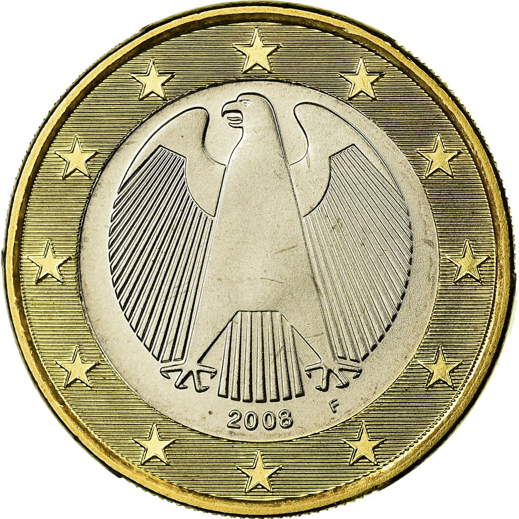 Bundesrepublik Deutschland, Euro, 2008, STGL, Bi-Metallic, KM:257