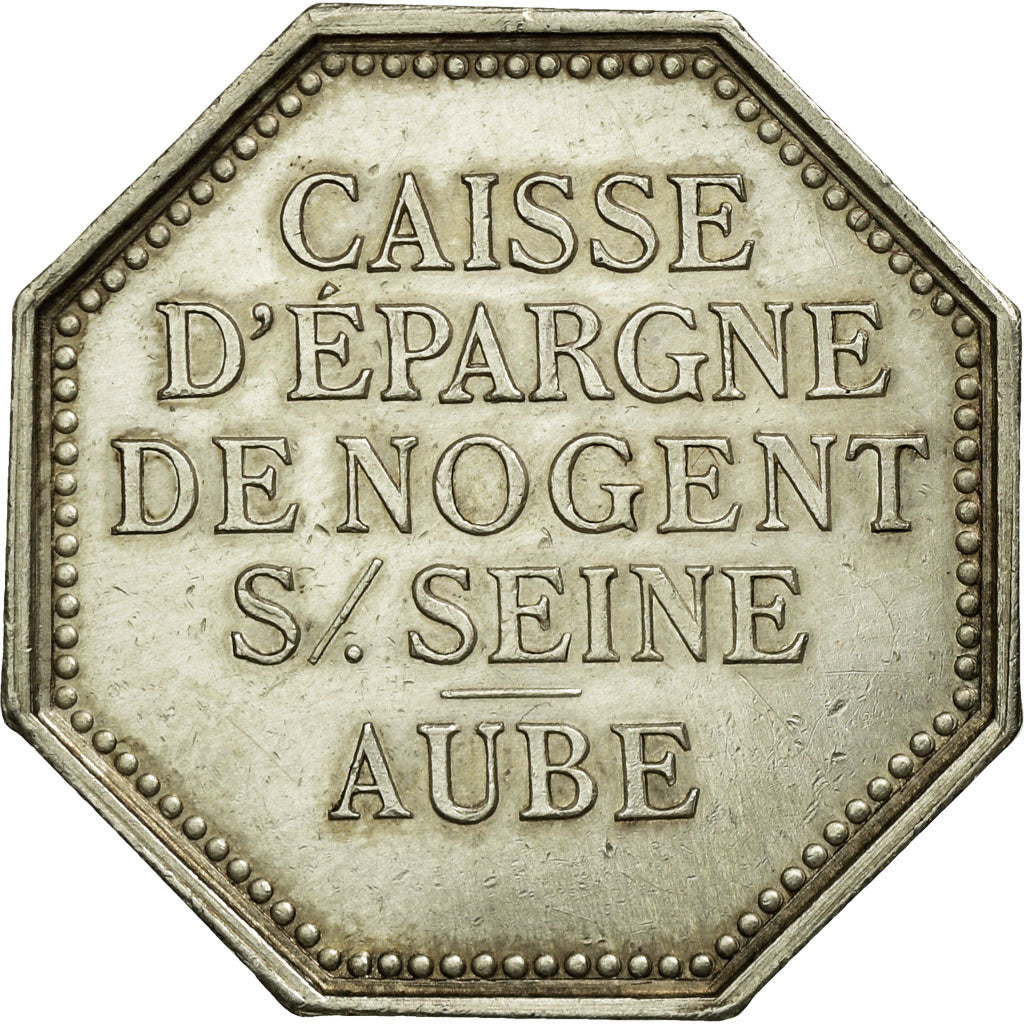 France, Token, Savings Bank, MS(60-62), Silver, Jacqmin:57