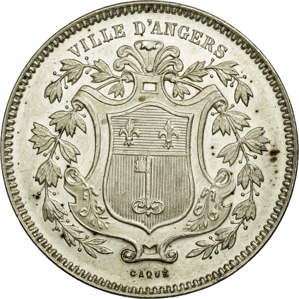 France, Token, Savings Bank, MS(60-62), Silver, Jacqmin:2