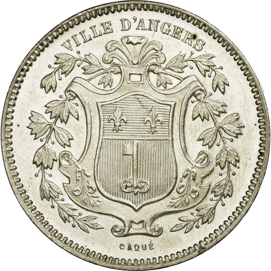 France, Token, Savings Bank, MS(60-62), Silver, Jacqmin:2