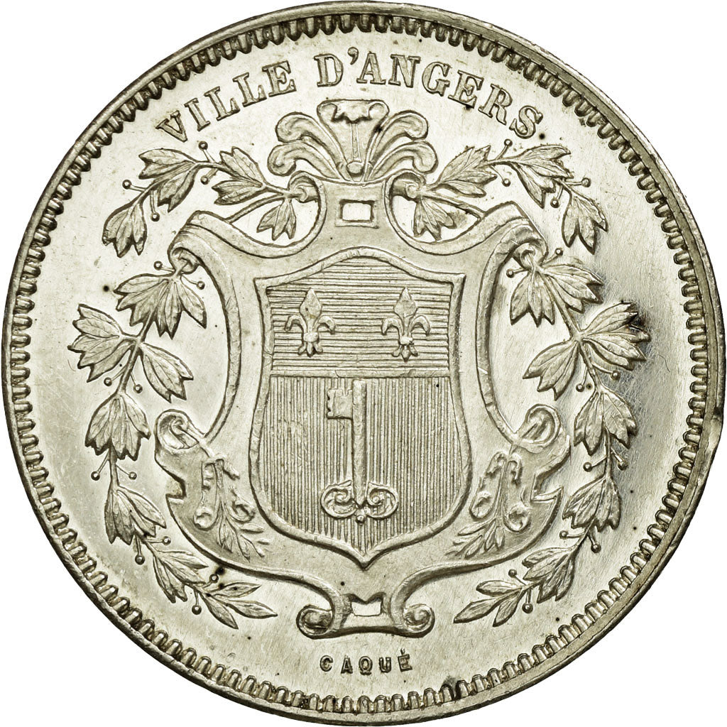 France, Token, Savings Bank, MS(60-62), Silver, Jacqmin:2