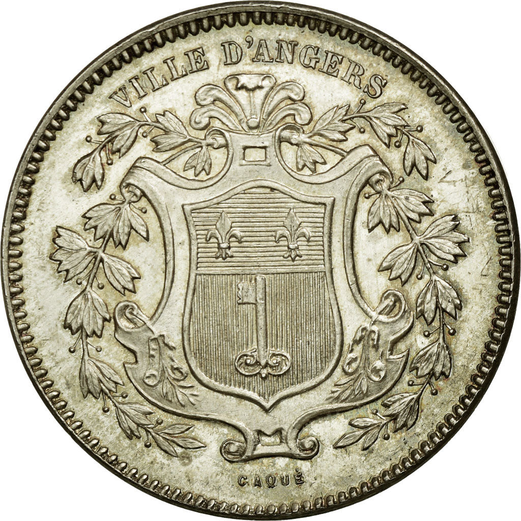 France, Token, Savings Bank, MS(60-62), Silver, Jacqmin:2