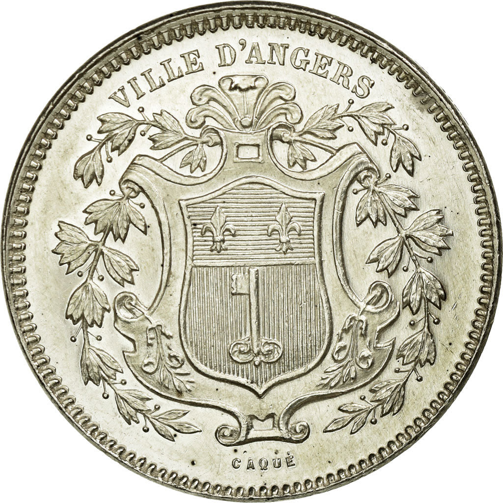 France, Token, Savings Bank, MS(60-62), Silver, Jacqmin:2