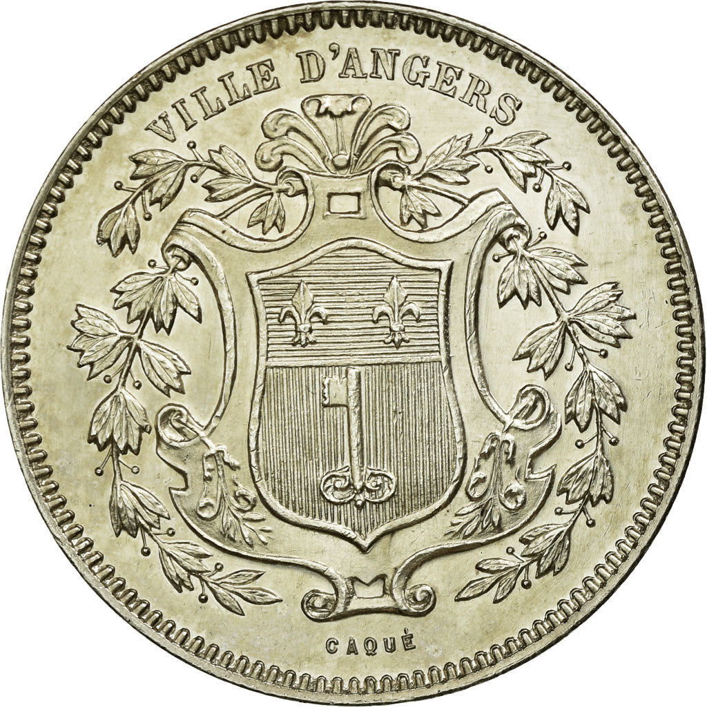 France, Token, Savings Bank, MS(60-62), Silver, Jacqmin:2