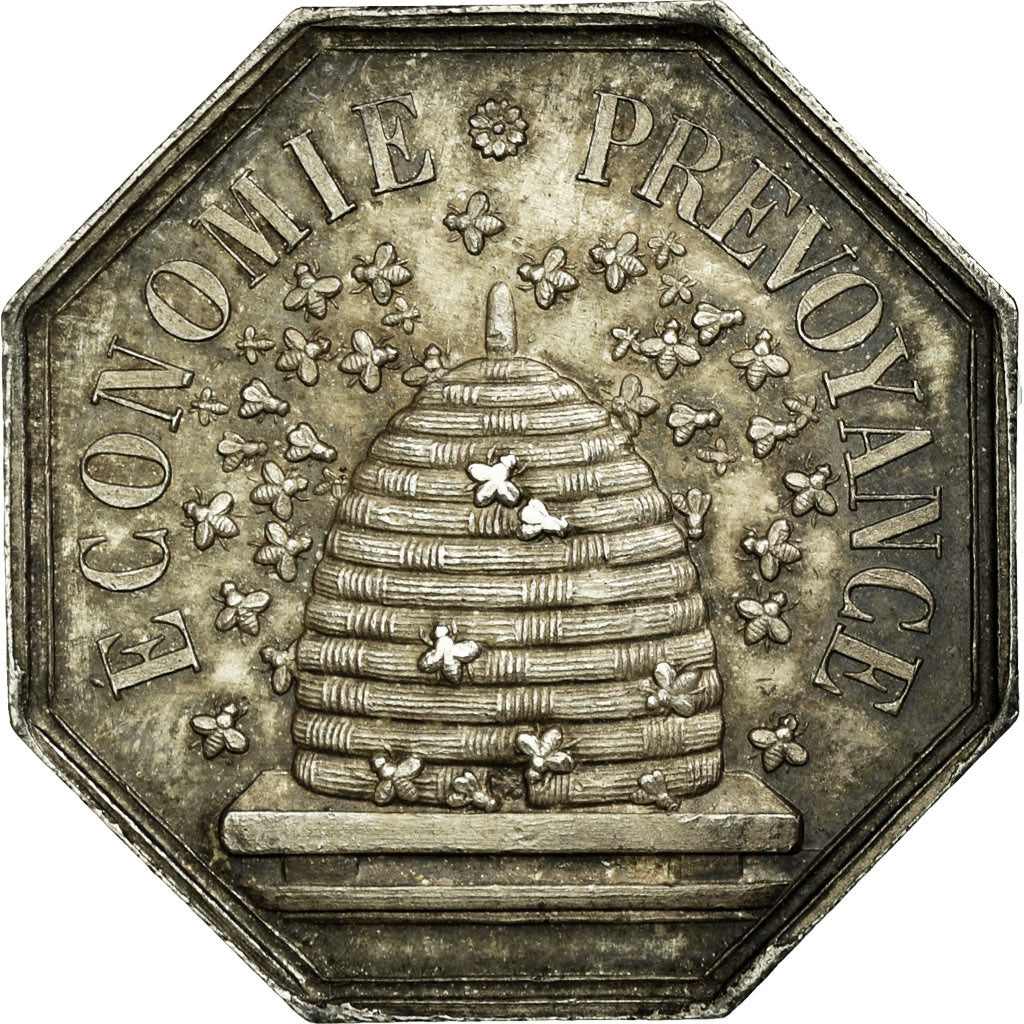 France, Token, Caisse d'Epargne de Valenciennes, Silver, AU(50-53), Jacqmin:103