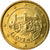 Slovakia, 50 Euro Cent, 2010, MS(63), Brass, KM:100