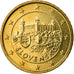 Słowacja, 50 Euro Cent, 2010, Kremnica, MS(63), Mosiądz, KM:100