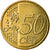 Słowacja, 50 Euro Cent, 2010, Kremnica, MS(63), Mosiądz, KM:100