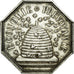 France, Token, Caisse d'Epargne de Valenciennes, Silver, AU(50-53), Jacqmin:103