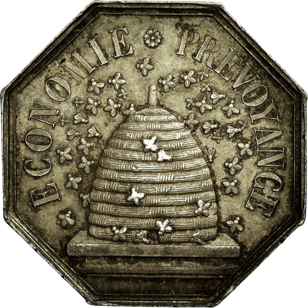 France, Token, Caisse d'Epargne de Valenciennes, Silver, AU(50-53), Jacqmin:103