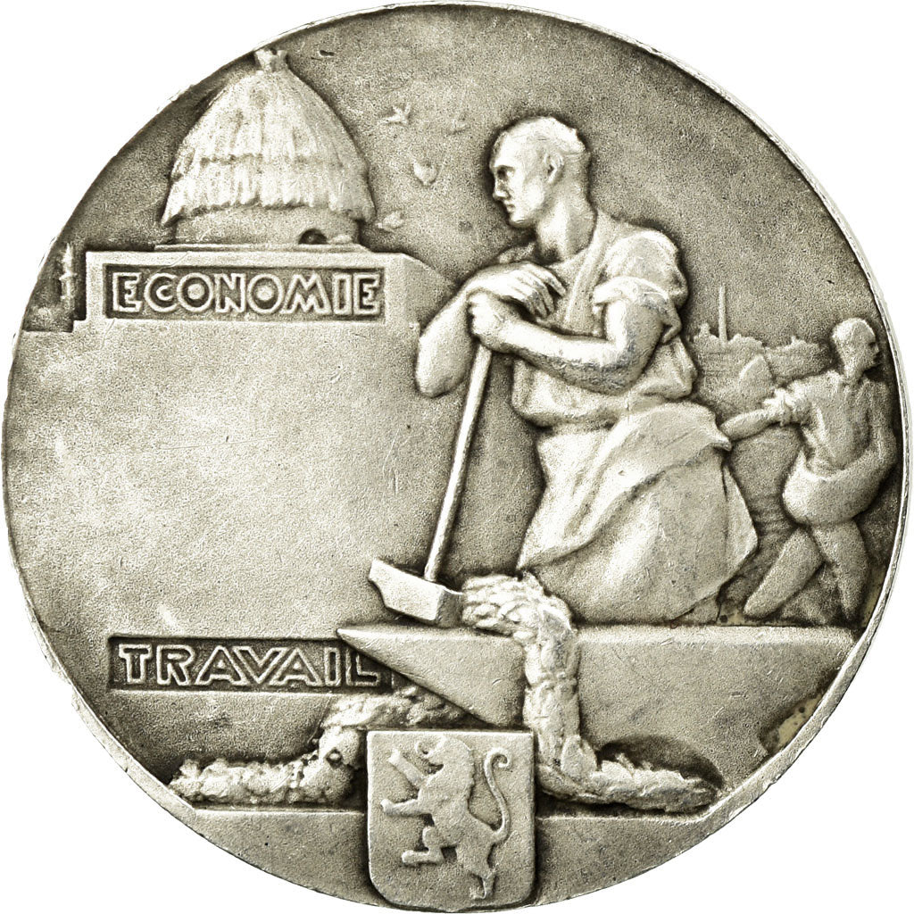 France, Token, Caisse d'Epargne de Valenciennes, Silver, AU(50-53)