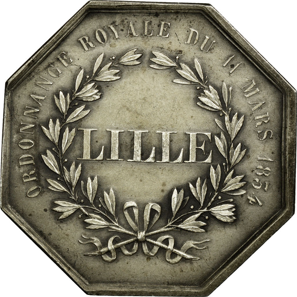 France, Token, Savings Bank, AU(55-58), Silver, Jacqmin:41