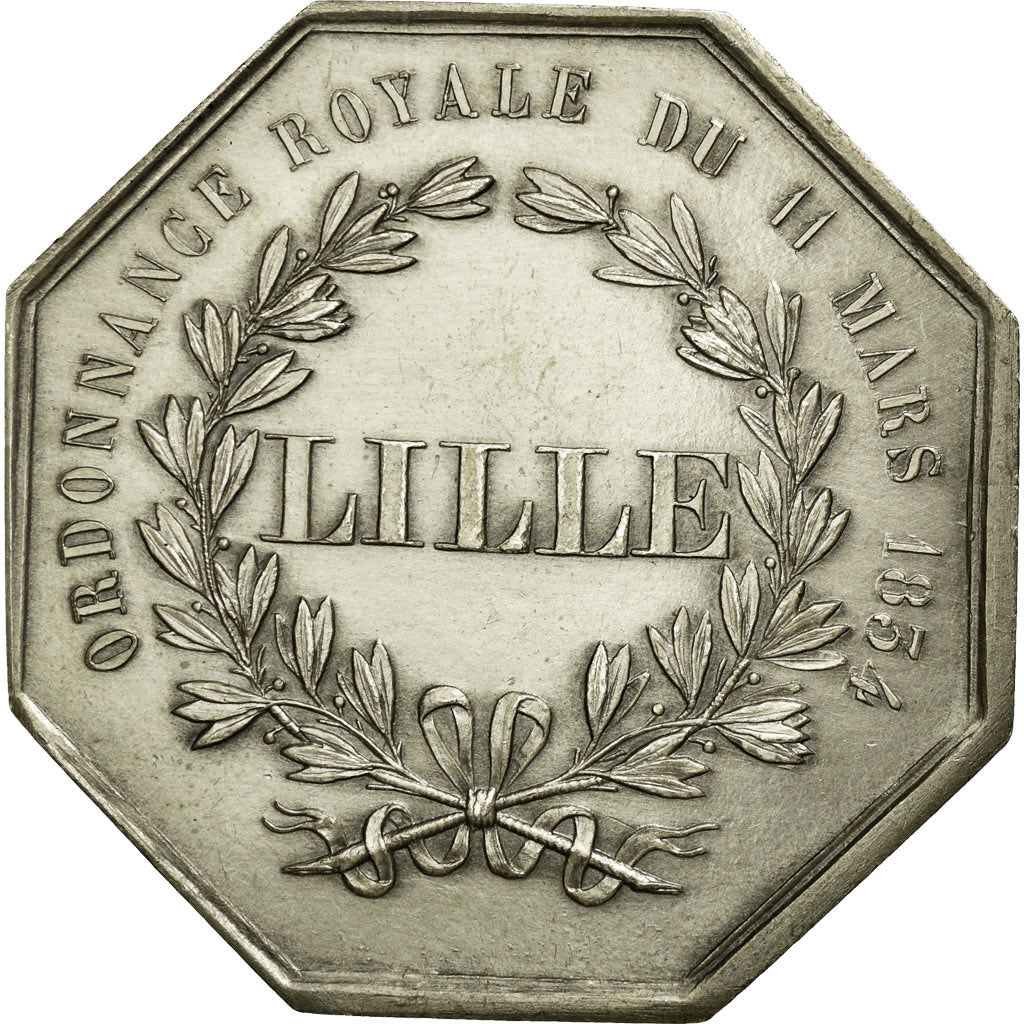 France, Token, Savings Bank, MS(60-62), Silver, Jacqmin:41