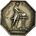 France, Token, Savings Bank, AU(55-58), Silver, Jacqmin:39