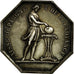 France, Token, Savings Bank, AU(55-58), Silver, Jacqmin:39
