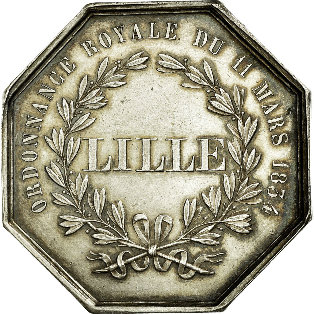 France, Token, Savings Bank, AU(55-58), Silver, Jacqmin:39