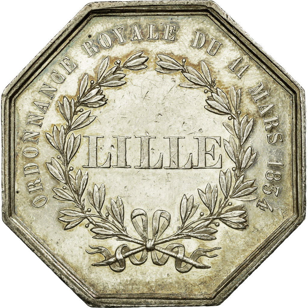 France, Token, Savings Bank, MS(60-62), Silver, Jacqmin:40