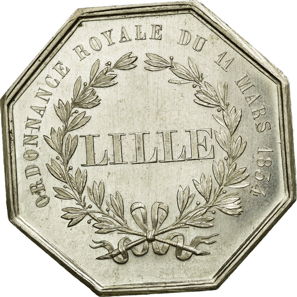 France, Token, Savings Bank, MS(60-62), Silver, Jacqmin:41