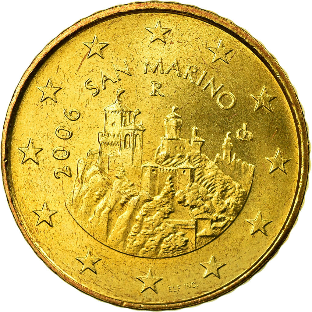 San Marino, 50 Euro Cent, 2006, SPL, Ottone, KM:445