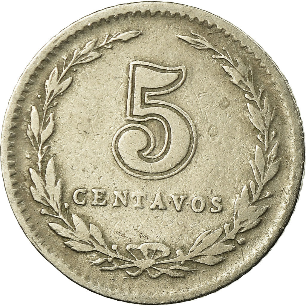 Münze, Argentinien, 5 Centavos, 1922, S+, Copper-nickel, KM:34