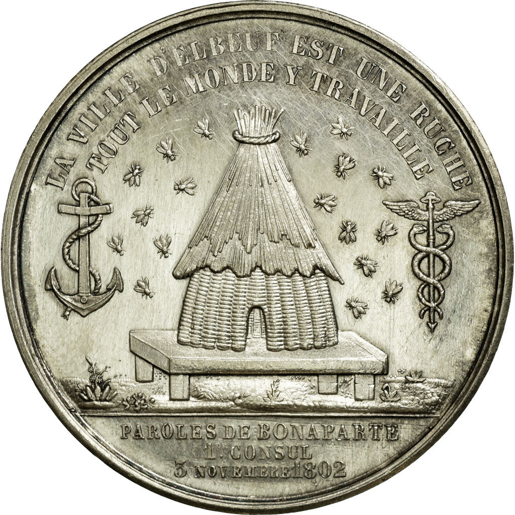 France, Token, Chamber of Commerce, MS(60-62), Silver