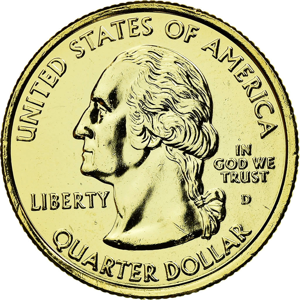 Moneda, Estados Unidos, Missouri, Quarter, 2003, golden, EBC, Cobre - níquel