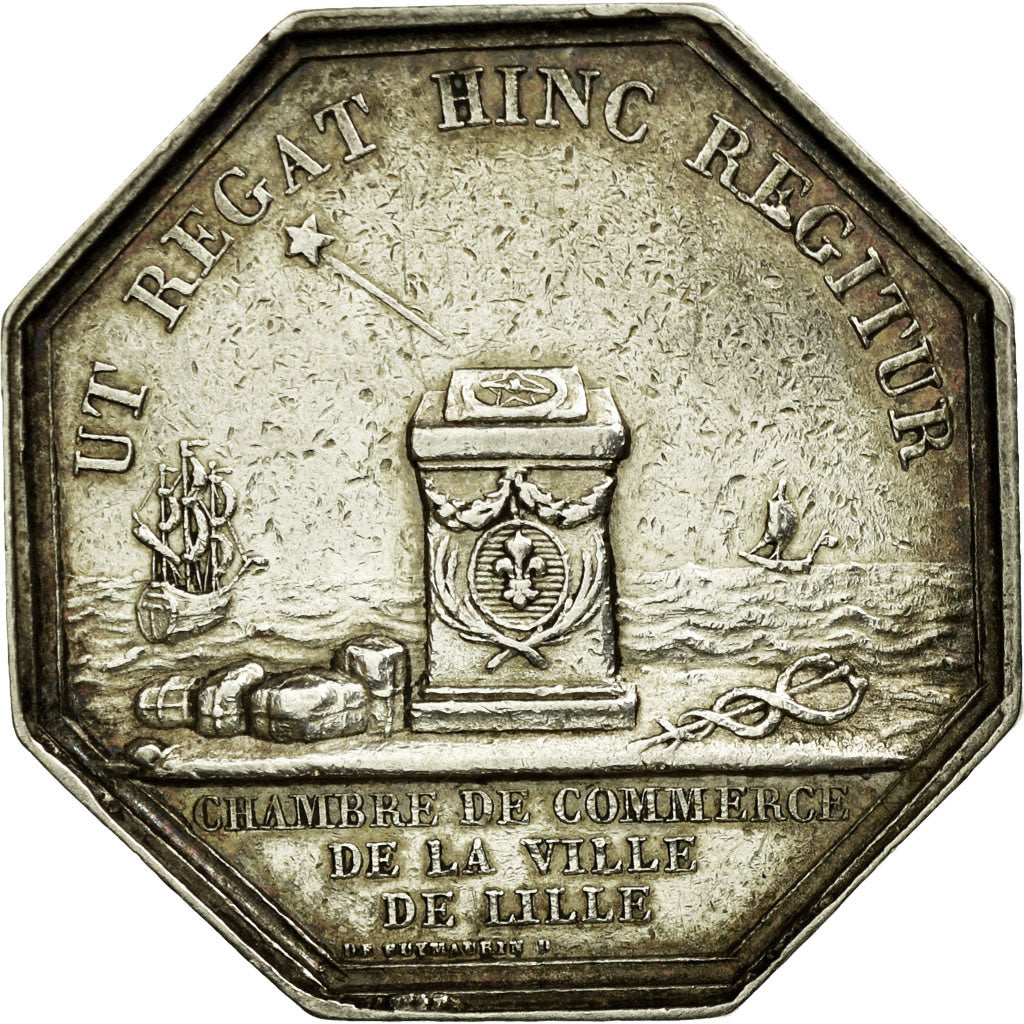 France, Token, Chamber of Commerce, AU(50-53), Silver