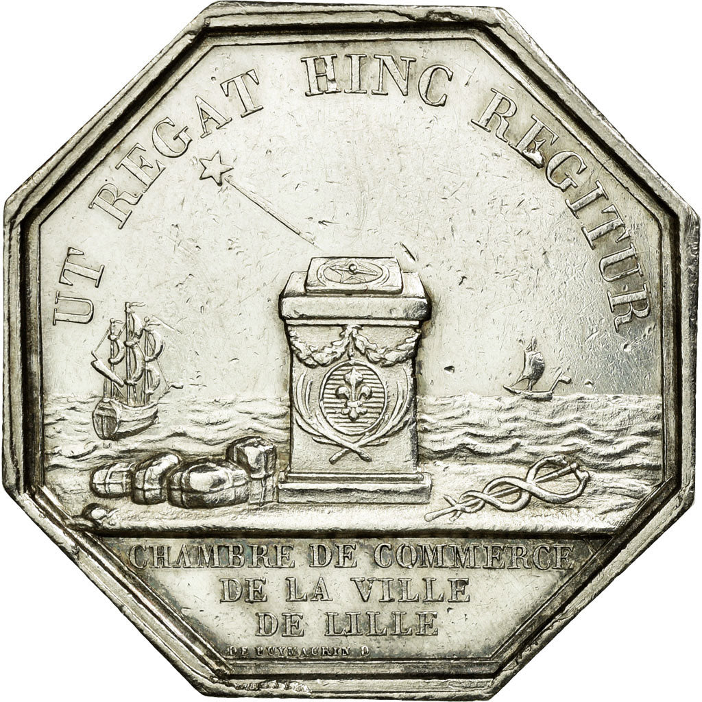 France, Token, Chamber of Commerce, MS(60-62), Silver