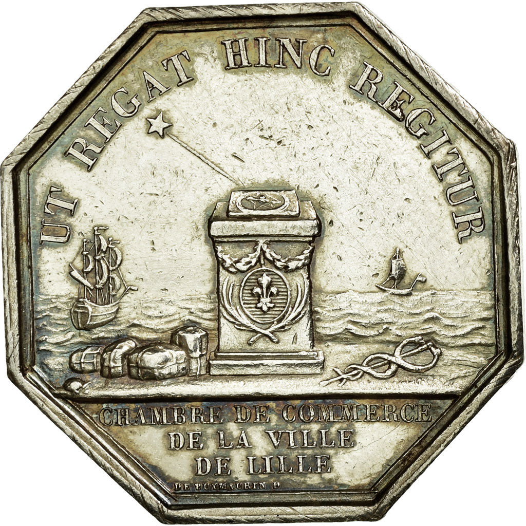 France, Token, Chamber of Commerce, MS(60-62), Silver