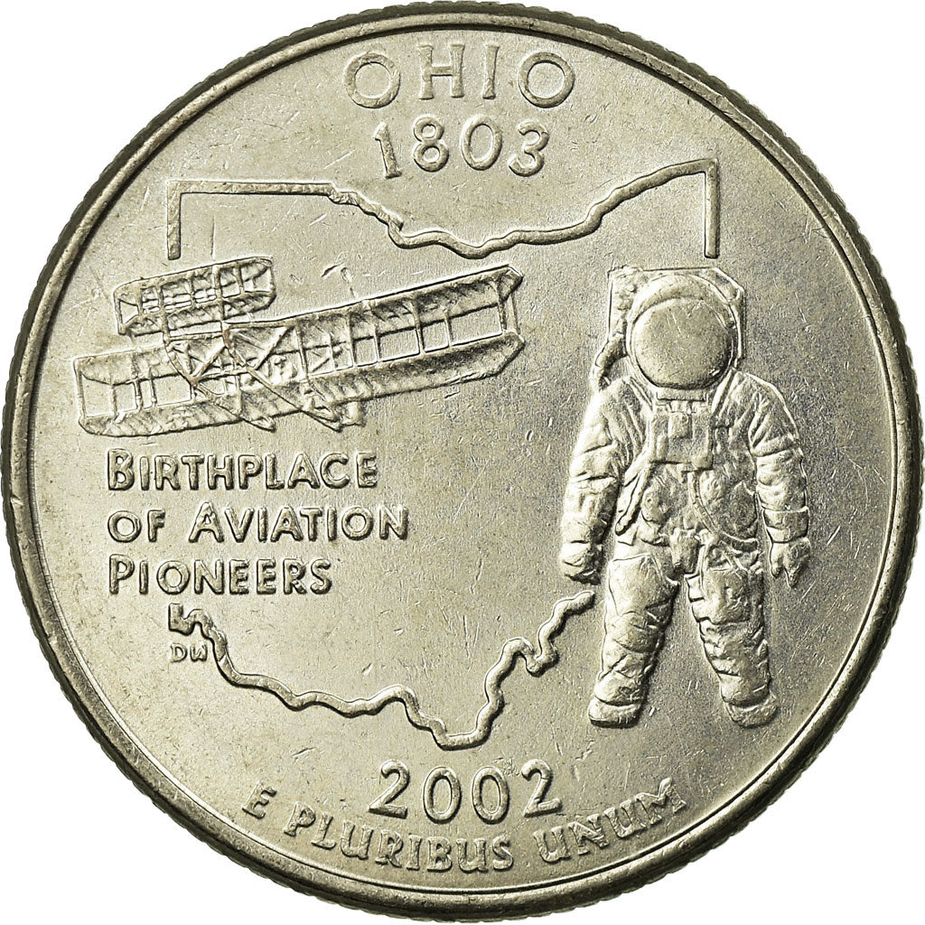 Coin, United States, Washington Quarter, Quarter, 2002, U.S. Mint, Denver