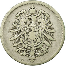 Coin, GERMANY - EMPIRE, Wilhelm I, Mark, 1875, Munich, VF(20-25), Silver, KM:7