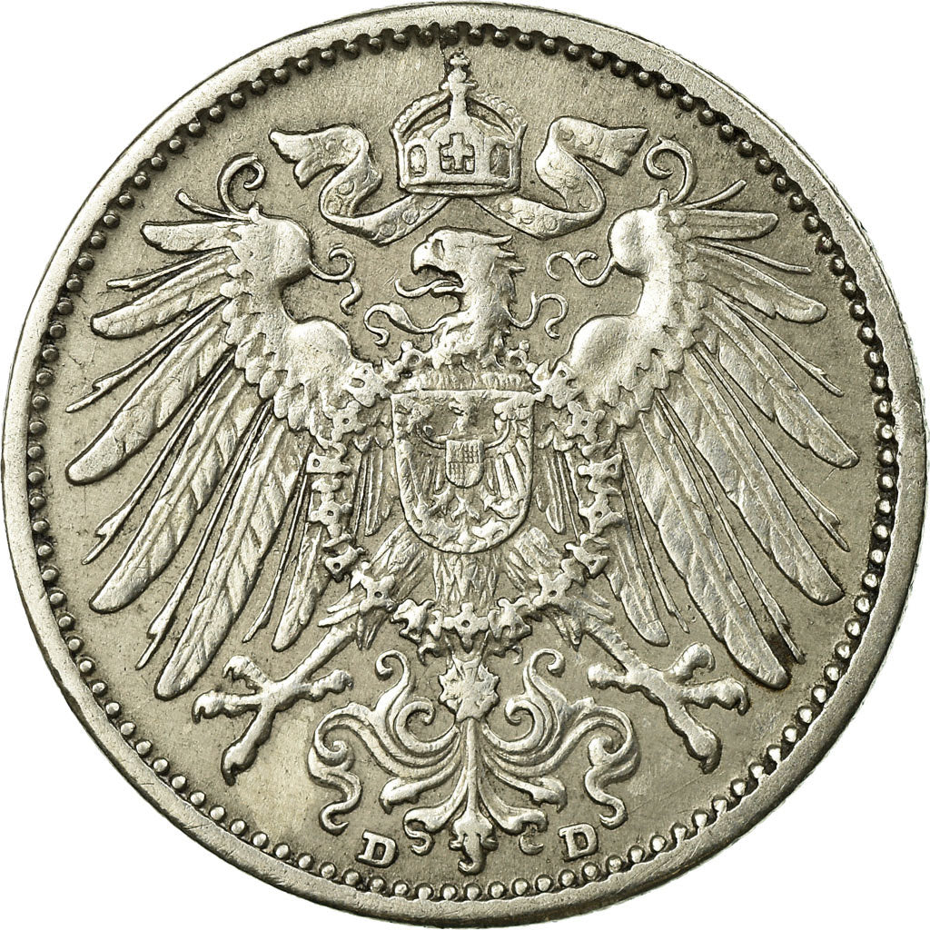Munten, DUITSLAND - KEIZERRIJK, Wilhelm II, Mark, 1906, Munich, ZF, Zilver