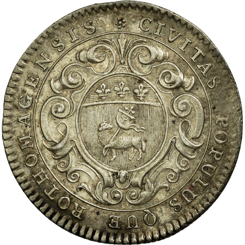 France, Token, Royal, EF(40-45), Silver, Feuardent:6212