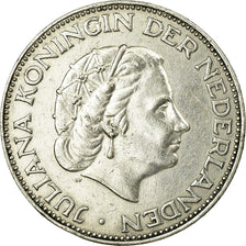 Münze, Niederlande, Juliana, 2-1/2 Gulden, 1961, SS, Silber, KM:185