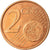 Grécia, 2 Euro Cent, 2004, MS(63), Aço Cromado a Cobre, KM:182