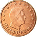 Luxemburgo, 5 Euro Cent, 2002, SC, Cobre chapado en acero, KM:77