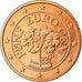 Österreich, 5 Euro Cent, 2002, UNZ, Copper Plated Steel, KM:3084