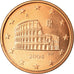 Italy, 5 Euro Cent, 2004, MS(63), Copper Plated Steel, KM:212