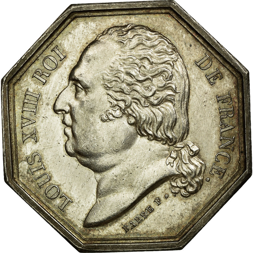 Francia, Token, Insurance, 1818, SPL-, Argento, Gailhouste:114