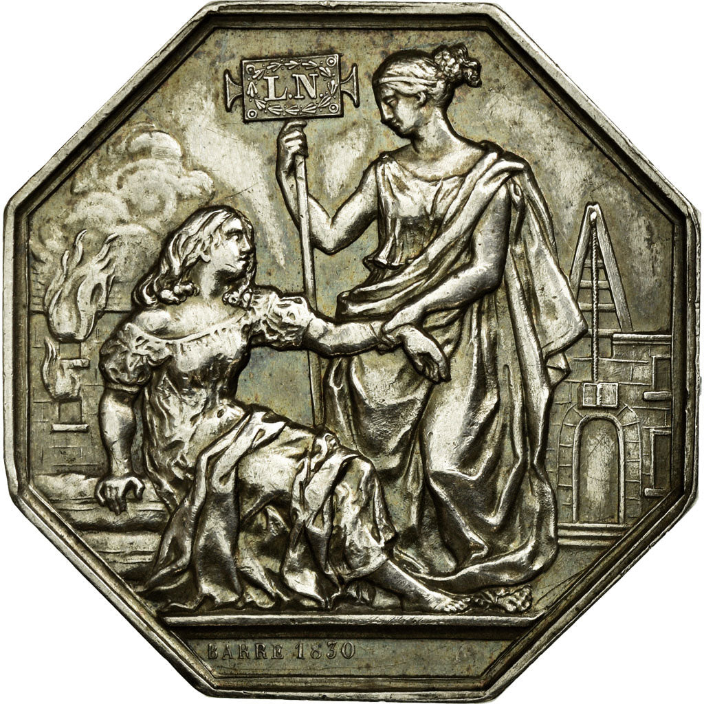 France, Token, Insurance, 1817, AU(55-58), Silver, Gailhouste:434