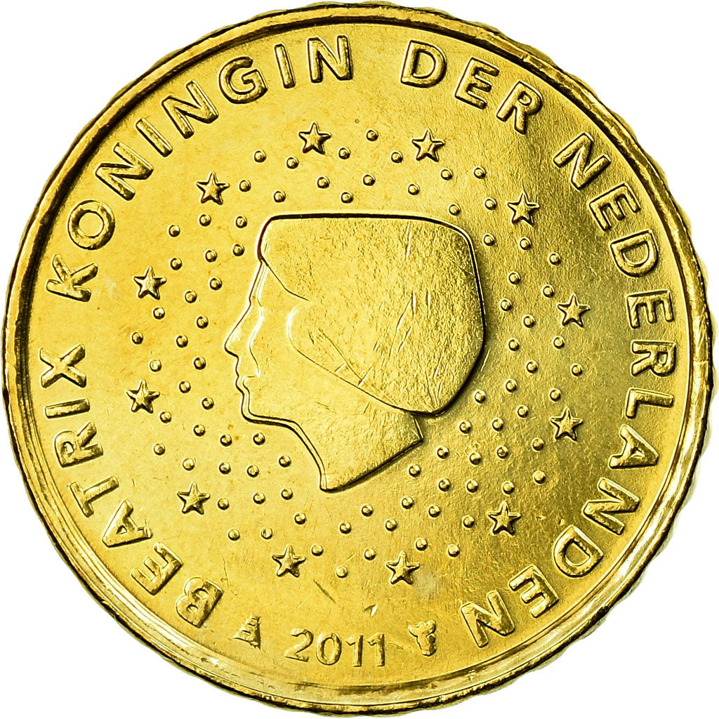 Nederland, 10 Euro Cent, 2011, UNC-, Tin, KM:268