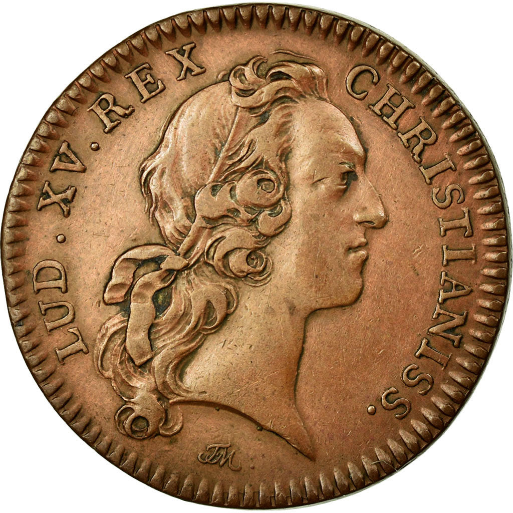 France, Token, Royal, 1741, EF(40-45), Copper, Feuardent:2055