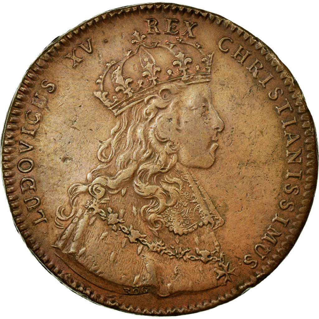 France, Token, Royal, AU(50-53), Copper, Feuardent:7235