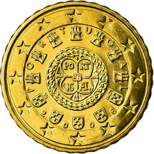 Portugal, 10 Euro Cent, 2006, MS(63), Brass, KM:743