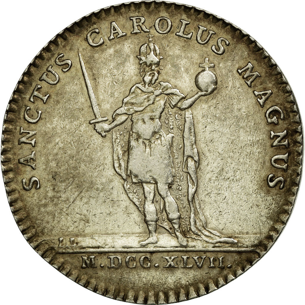 France, Token, Grands-Maitres de l'Université de Paris, 1747, Silver