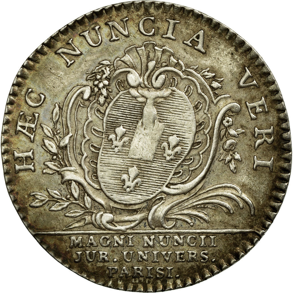 France, Token, Grands-Maitres de l'Université de Paris, 1747, Silver