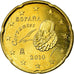 Spain, 20 Euro Cent, 2010, MS(63), Brass, KM:1148
